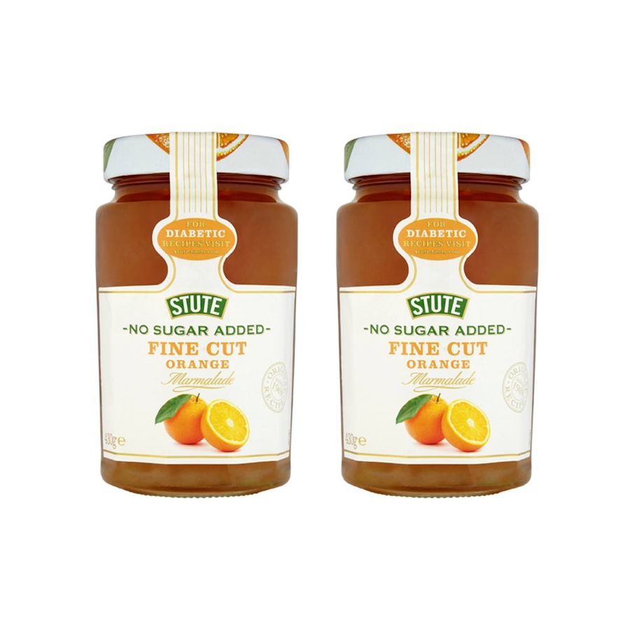 Image 725632.jpg, Product 725-632 / Price $32.99, Stute No-Sugar-Added Fine Cut Orange Marmalade 430g (2-Pack) from Dolce & Gourmando on TSC.ca's Kitchen department