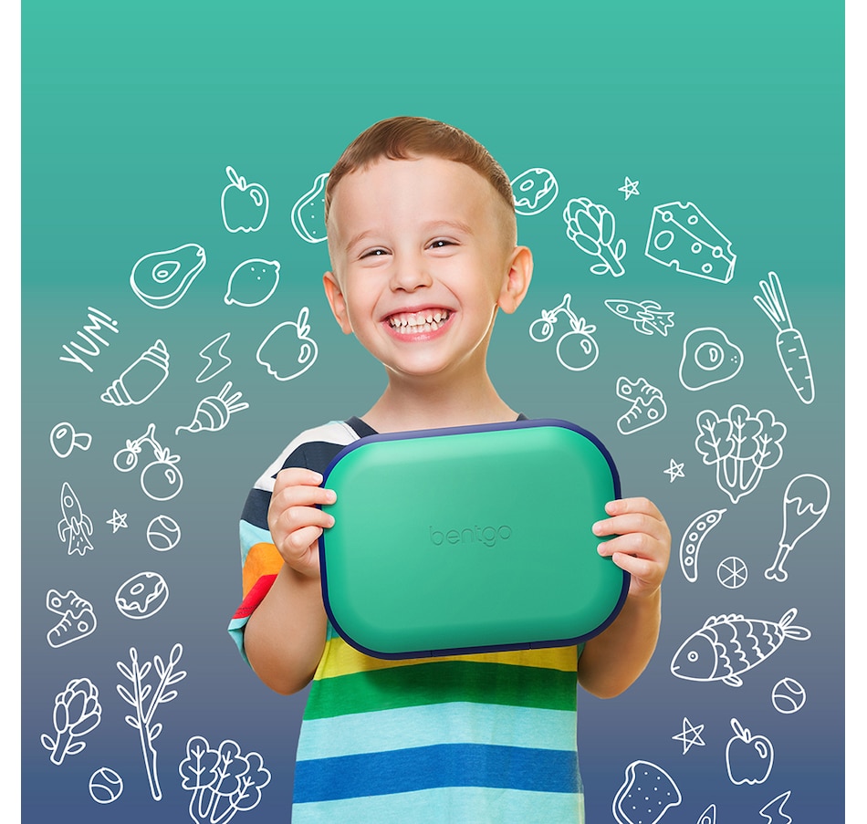 Image 725655_ALTMORE2.jpg, Product 725-655 / Price $34.99, Bentgo Kids Chill (Green/Navy) from Bentgo on TSC.ca's Kitchen department