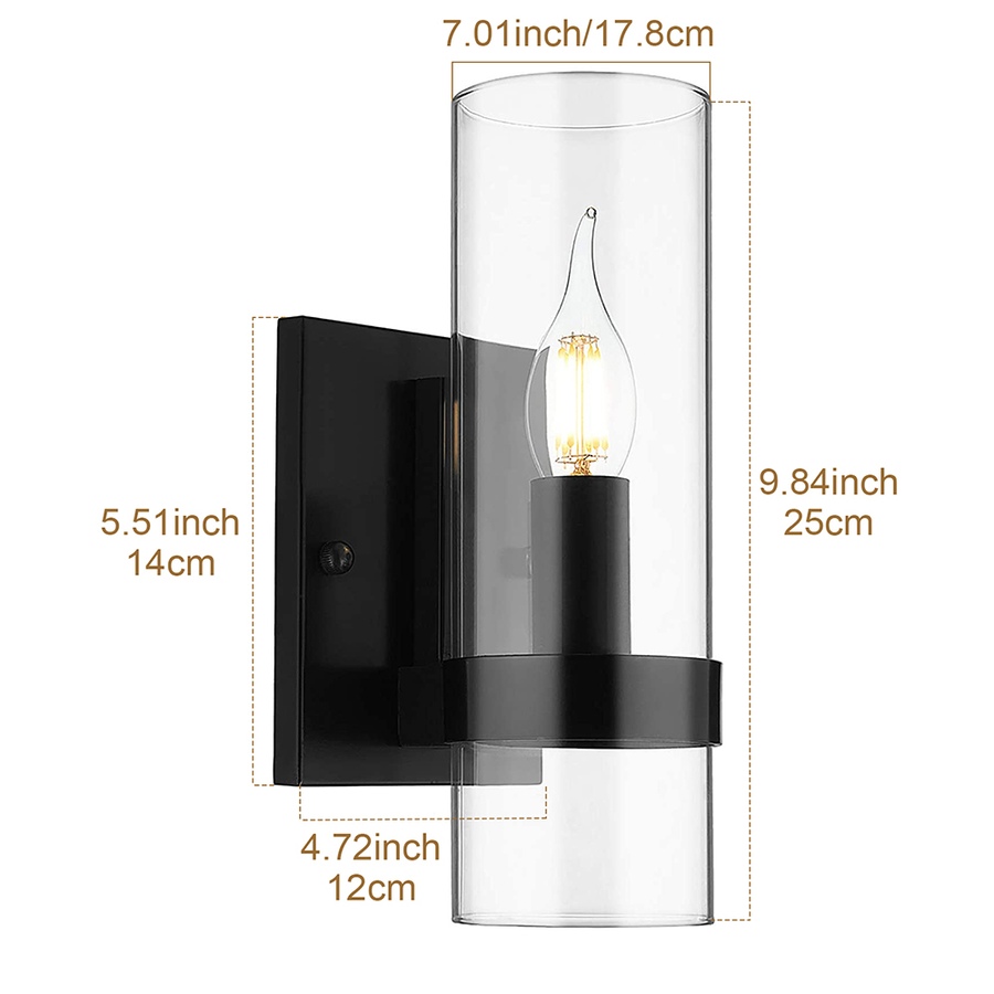 Image 725685_ALTMORE1.jpg, Product 725-685 / Price $79.99, Fine Art Lighting Modern Clear Glass Wall Lamp Sconce Light from Fine Art Lighting on TSC.ca's Home & Garden department