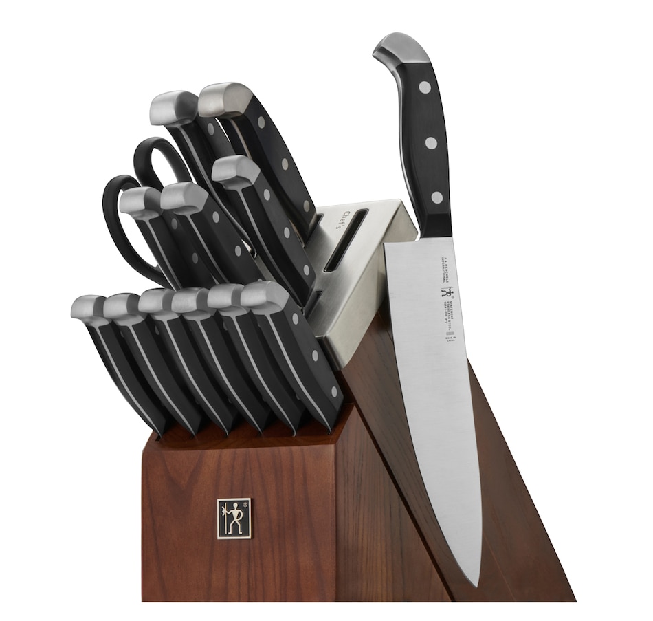 Image 725686_BLK.jpg, Product 725-686 / Price $179.99, Henckels 14-Piece Self-Sharpening Knife Block Set from Henckels on TSC.ca's Kitchen department