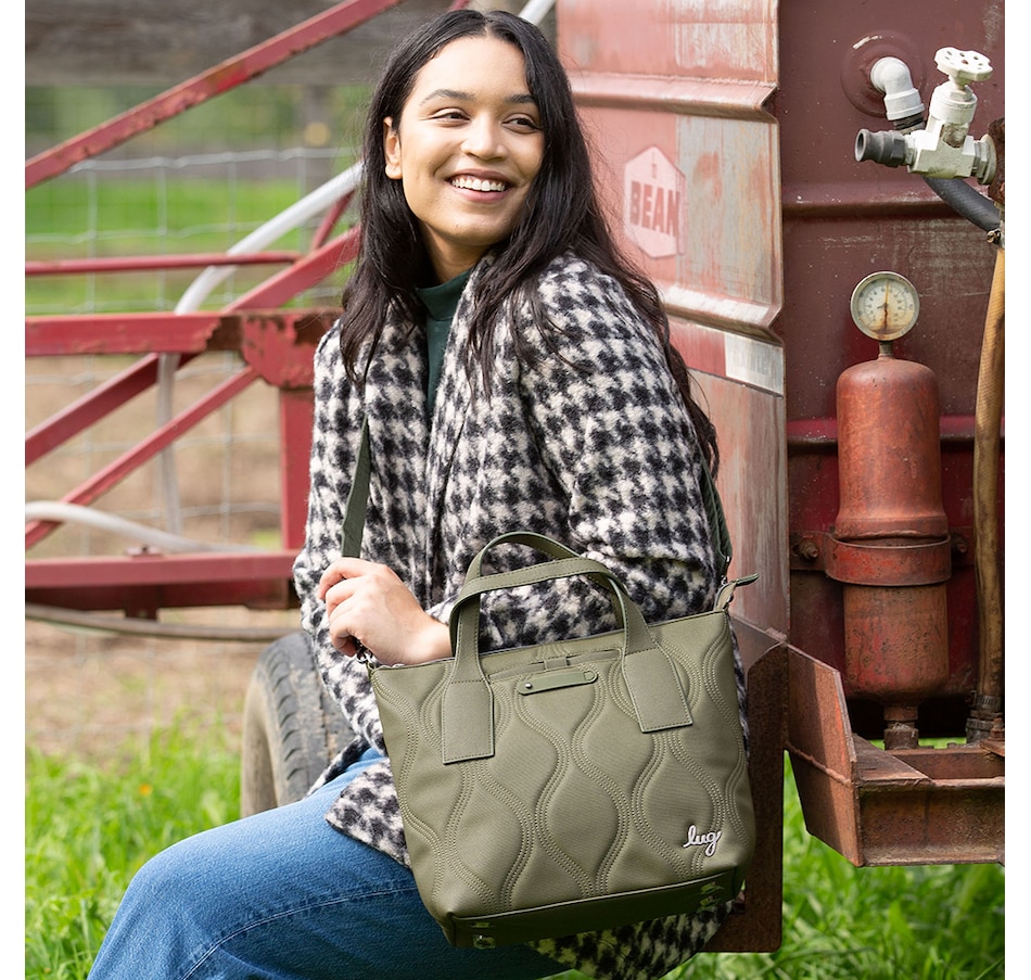 Lug Matte Luxe Tote with Crossbody Strap - Alto earlier today 