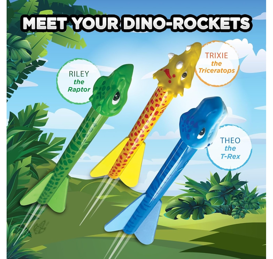 Image 725736_ALTMORE2.jpg, Product 725-736 / Price $24.99, Stomp Rocket Dino Soar Rockets from Stomp Rocket on TSC.ca's Toys & Hobbies department