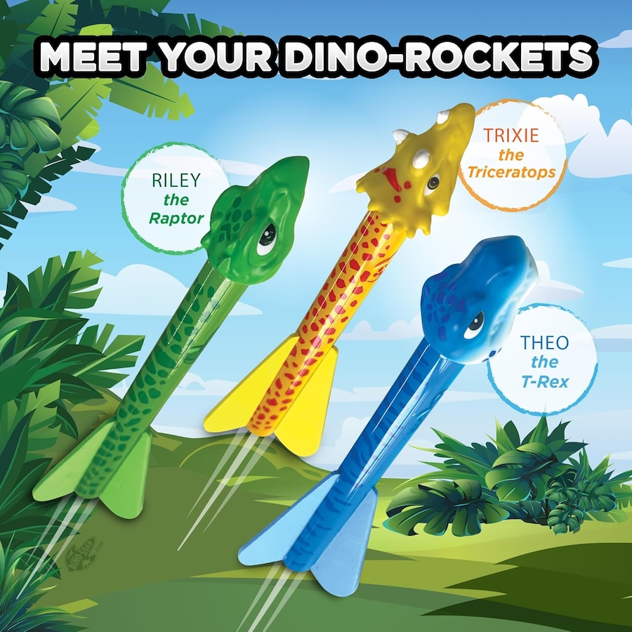 Image 725736_ALTMORE2.jpg, Product 725-736 / Price $29.99, Stomp Rocket Dino Soar Rockets from Stomp Rocket on TSC.ca's Toys & Hobbies department