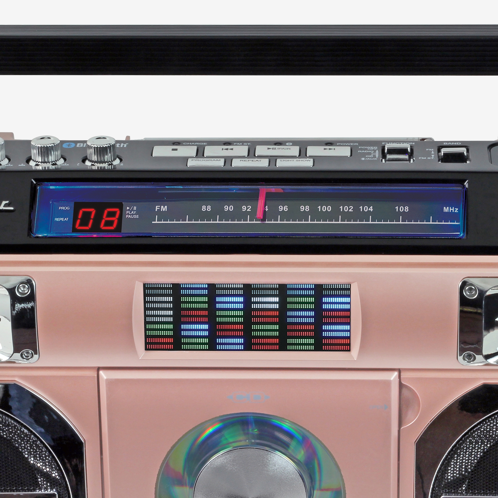 Studebaker Retro Street Boombox with CD Player, FM Radio and LED ...