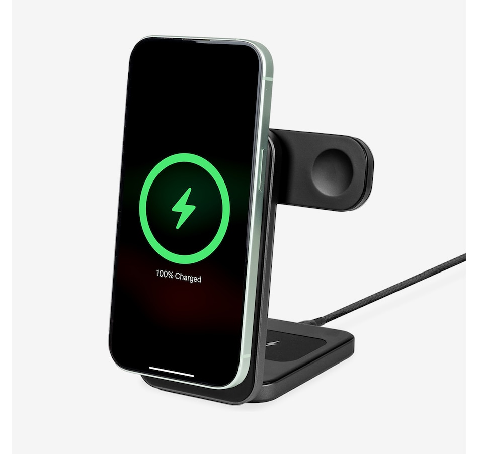 Image 725764.jpg, Product 725-764 / Price $79.99, Logiix 3-in-1 Folding Qi Charging Stand with 20W Charger from Logiix on TSC.ca's Electronics department