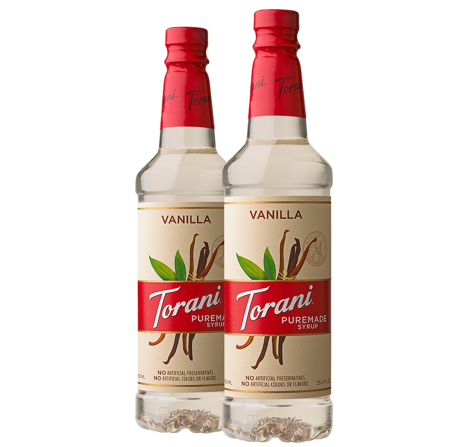 Image 725780.jpg, Product 725-780 / Price $29.99, Torani Puremade Vanilla Syrup 750 ml (Set of 2) from Torani on TSC.ca's Kitchen department
