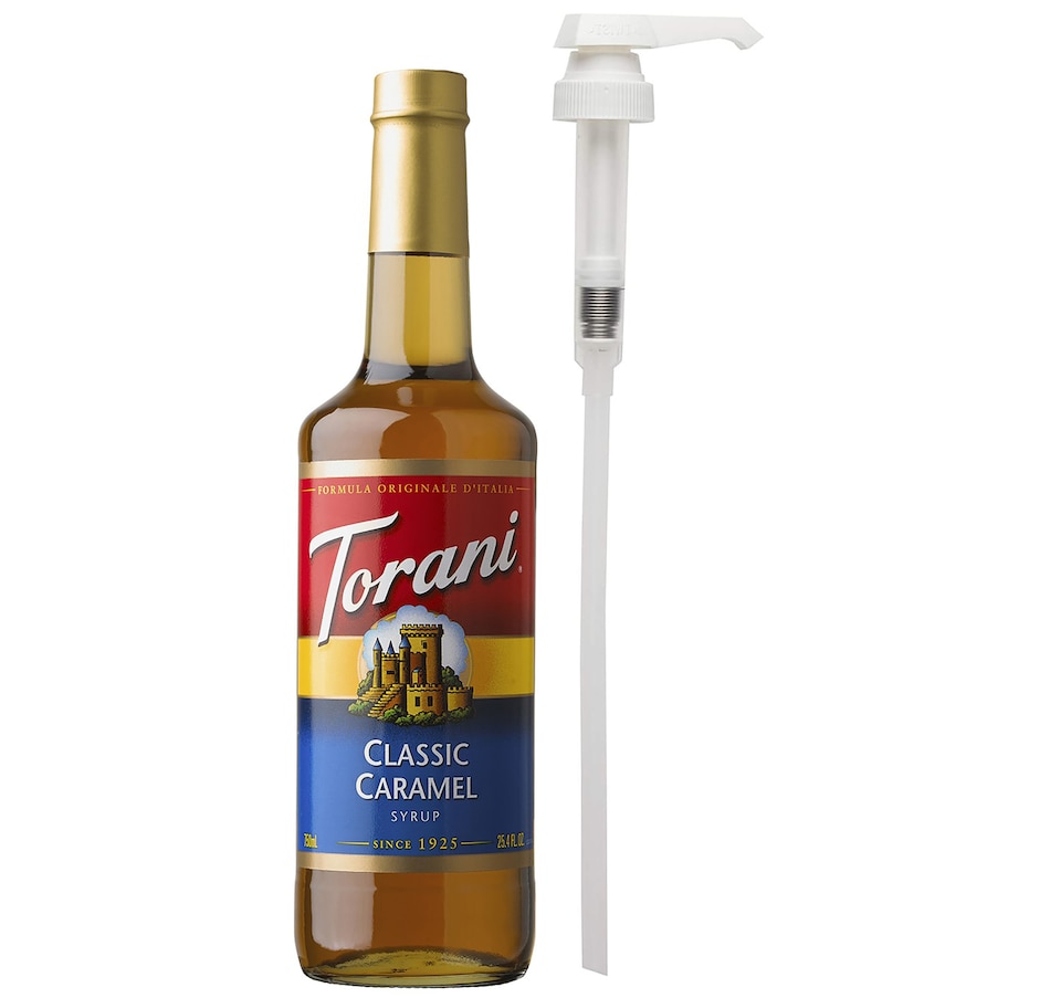 Image 725790.jpg, Product 725-790 / Price $19.99, Torani Caramel Classic Syrup 750ml With Pump from Torani on TSC.ca's Kitchen department