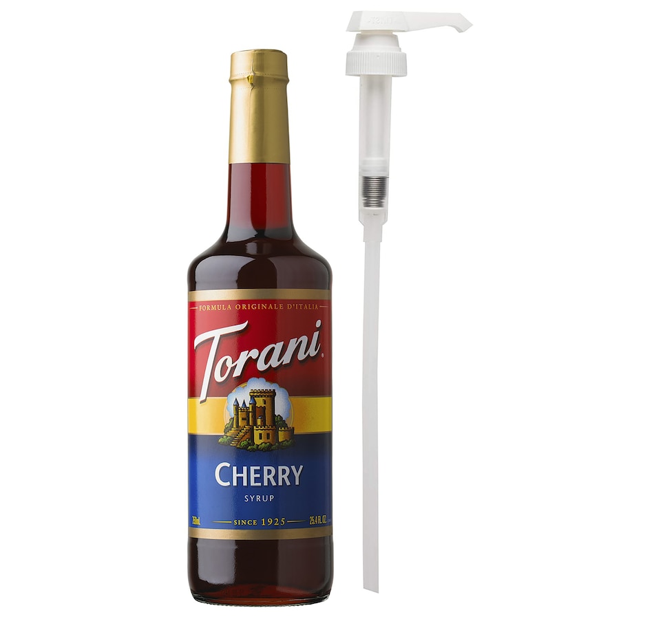 Image 725793.jpg, Product 725-793 / Price $19.99, Torani Cherry Syrup 750 ml with Pump from Torani on TSC.ca's Kitchen department