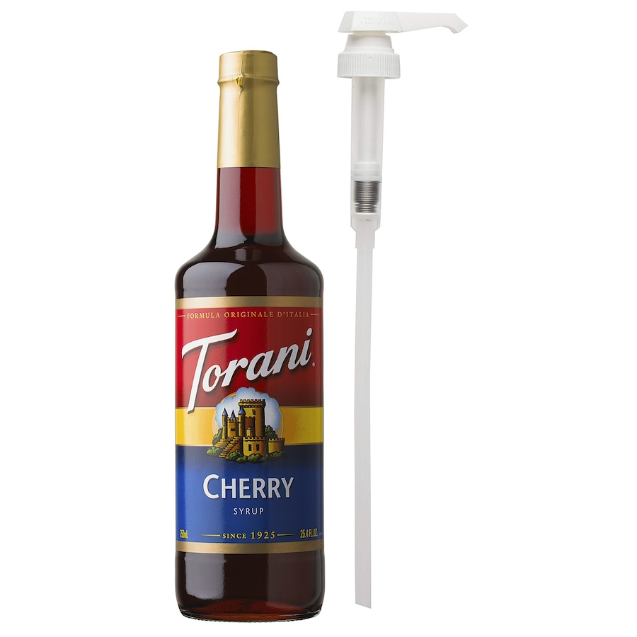 Image 725793.jpg, Product 725-793 / Price $19.99, Torani Cherry Syrup 750 ml with Pump from Torani on TSC.ca's Kitchen department
