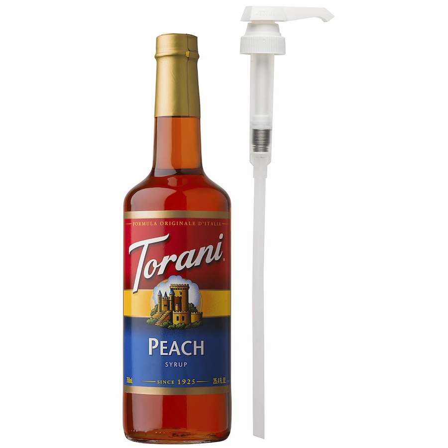 Image 725798.jpg, Product 725-798 / Price $19.99, Torani Peach Syrup 750 ml with Pump from Torani on TSC.ca's Kitchen department