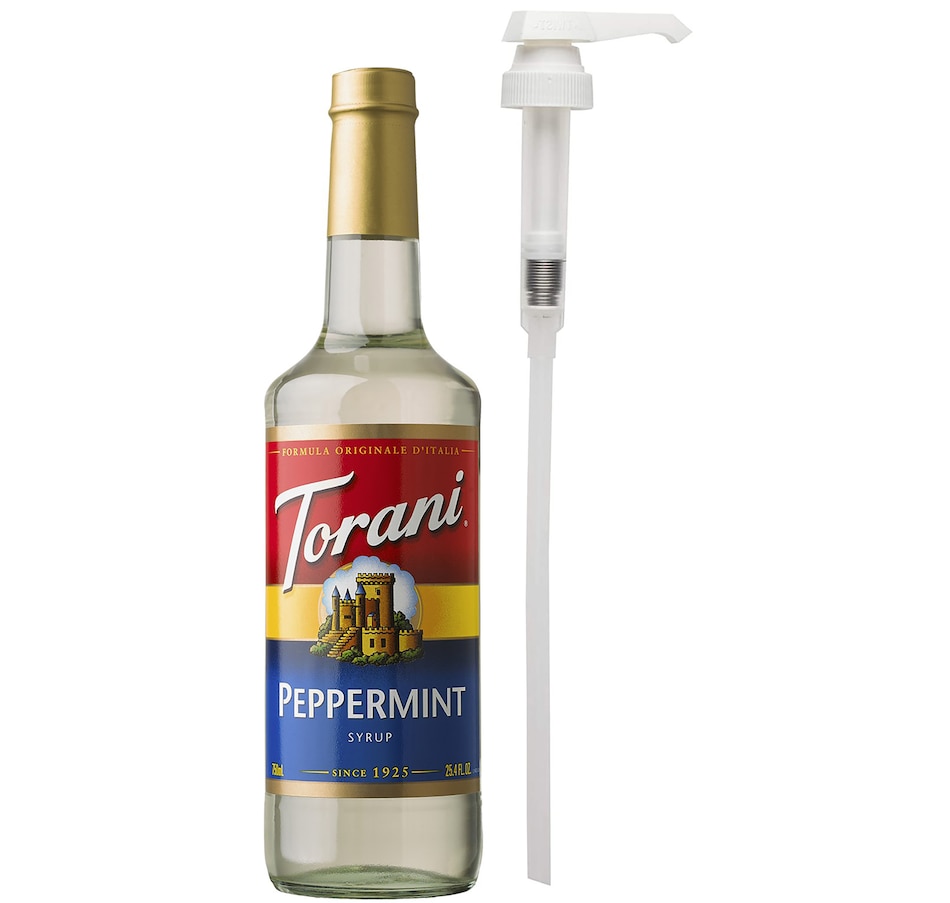 Image 725799.jpg, Product 725-799 / Price $19.99, Torani Peppermint Syrup 750 ml with Pump from Torani on TSC.ca's Kitchen department