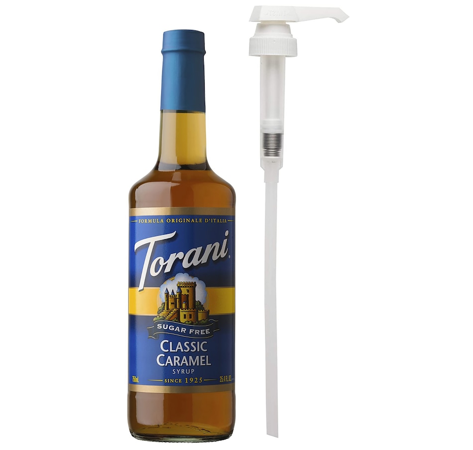 Image 725807.jpg, Product 725-807 / Price $19.99, Torani Sugar Free Caramel Classic Syrup 750 ml with Pump from Torani on TSC.ca's Kitchen department