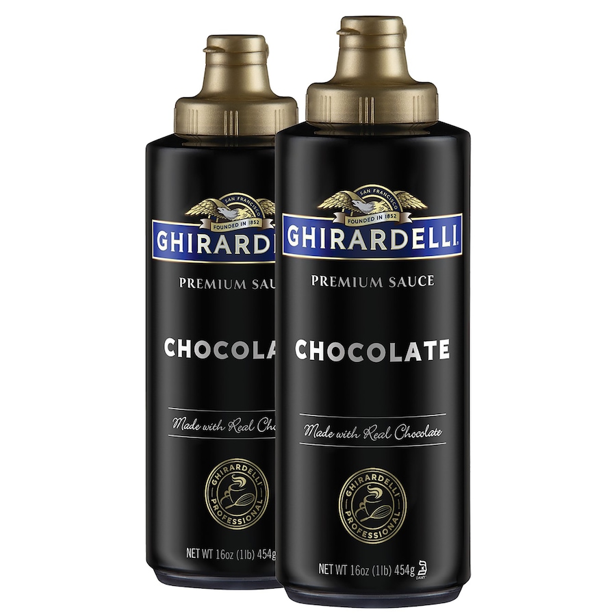 Image 725829.jpg, Product 725-829 / Price $23.99, Ghirardelli Black Label Chocolate Sauce Squeeze Bottle 16 oz (set of 2) from Ghirardelli on TSC.ca's Kitchen department