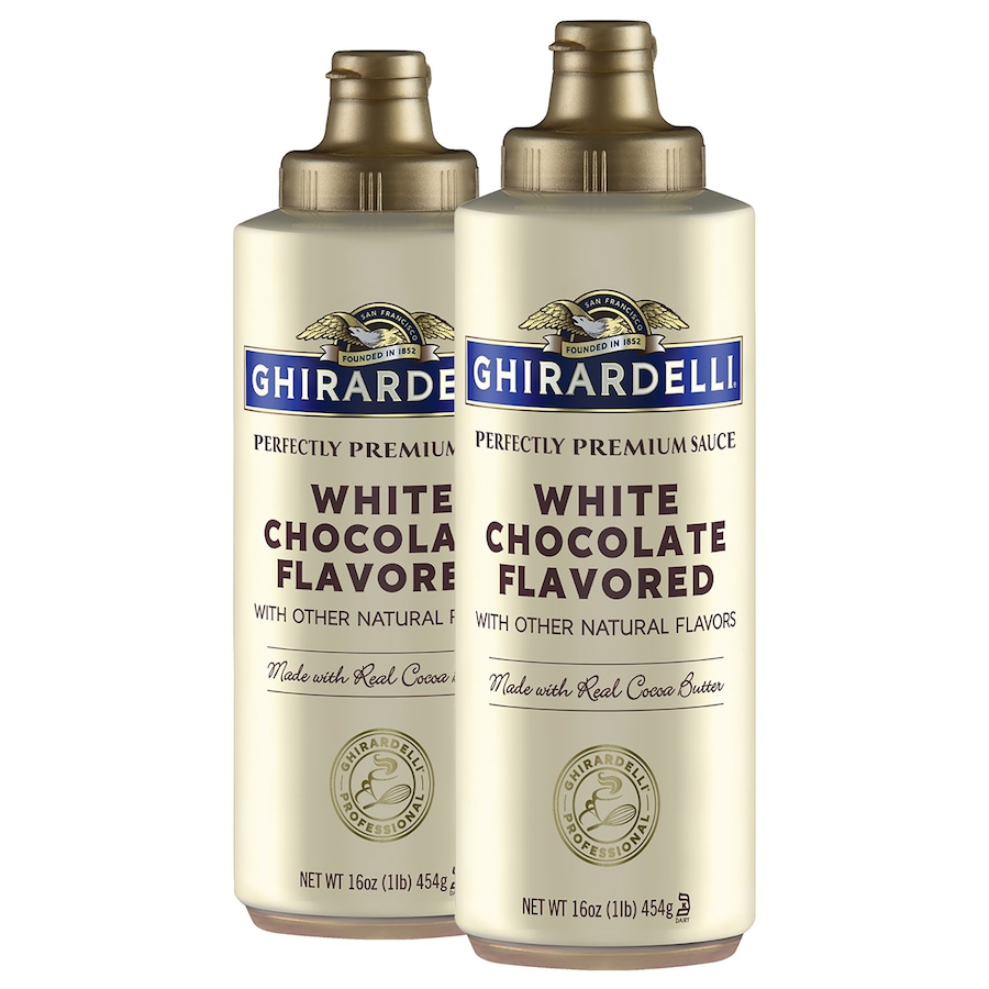 Image 725830.jpg, Product 725-830 / Price $23.99, Ghirardelli White Chocolate flavoured Sauce Squeeze Bottle 16 oz (set of 2) from Ghirardelli on TSC.ca's Kitchen department