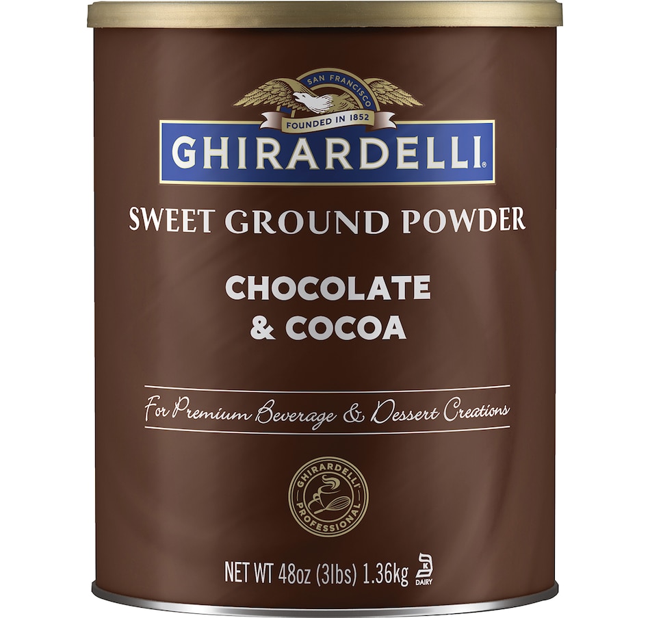 Image 725835.jpg, Product 725-835 / Price $41.99, Ghirardelli Chocolate and Cocoa (sweet ground powder, 3-lb can) from Ghirardelli on TSC.ca's Kitchen department