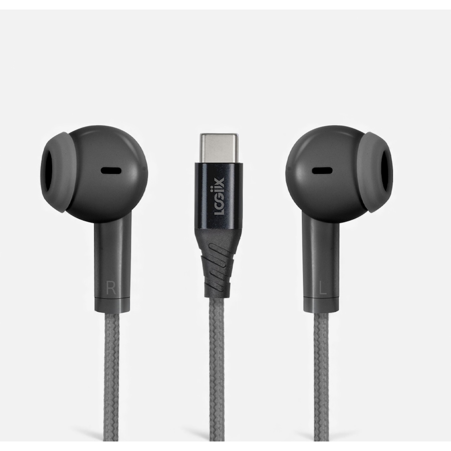 Image 725881.jpg, Product 725-881 / Price $24.99, Logiix Vibrance Melody Wired USB-C Earphones (black) from Logiix on TSC.ca's Electronics department