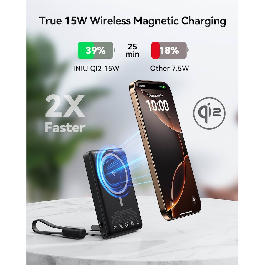 Image 725900_ALTMORE1.jpg, Product 725-900 / Price $99.99, Iniu MagPro Slim 10,000-mAh Power Bank from INIU on TSC.ca's Electronics department