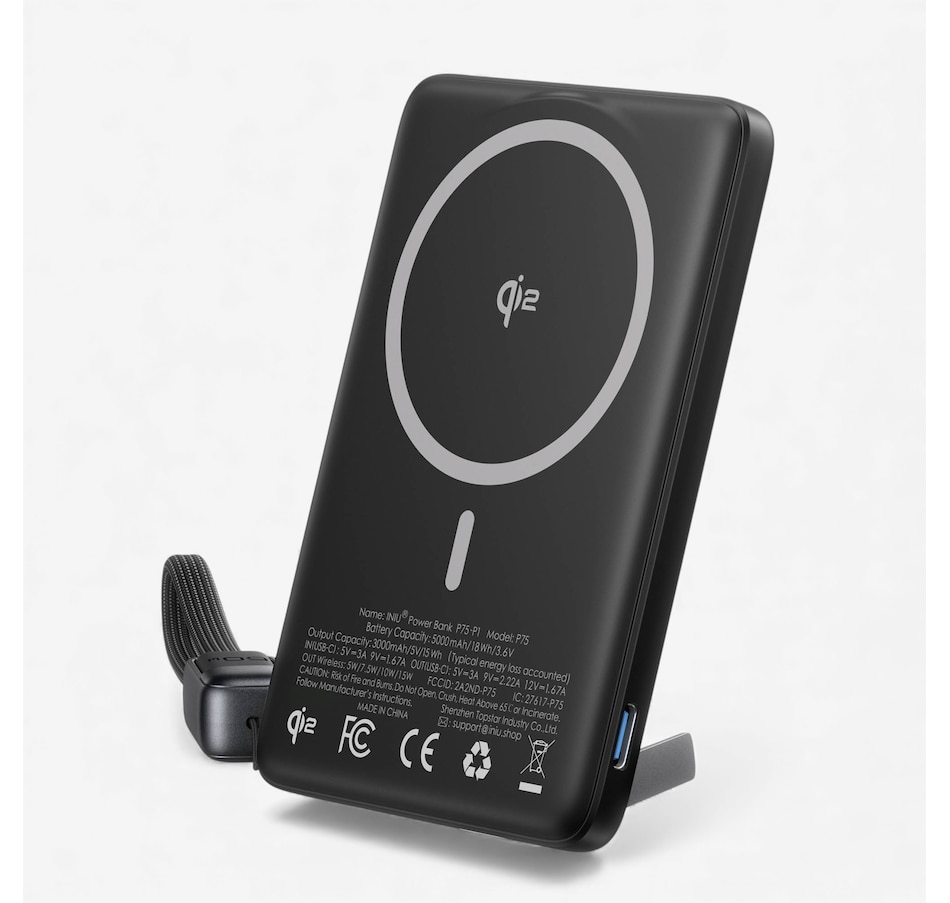 Image 725901_ALTMORE5.jpg, Product 725-901 / Price $64.99, Iniu MagPro Slim 5,000-mAh Power Bank from INIU on TSC.ca's Electronics department
