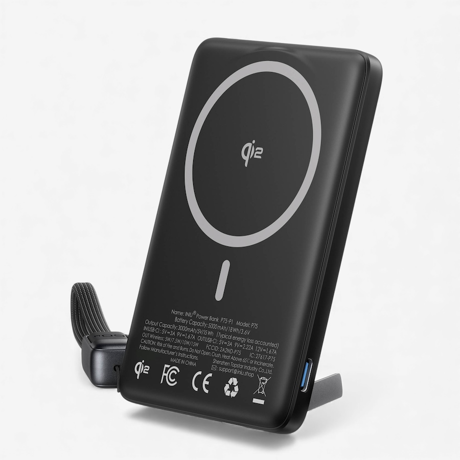Image 725901_ALTMORE5.jpg, Product 725-901 / Price $64.99, Iniu MagPro Slim 5,000-mAh Power Bank from INIU on TSC.ca's Electronics department