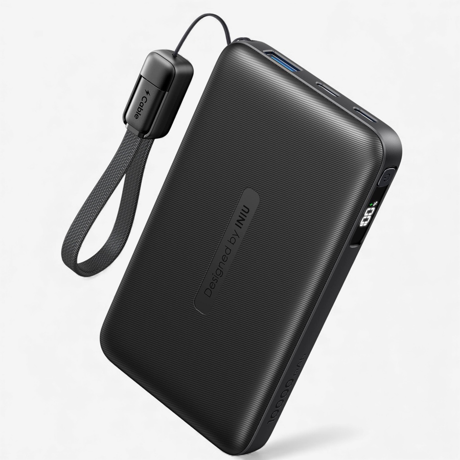 Image 725902.jpg, Product 725-902 / Price $44.99, Iniu Pocket 10,000-mAh Power Bank, 22.5W from INIU on TSC.ca's Electronics department