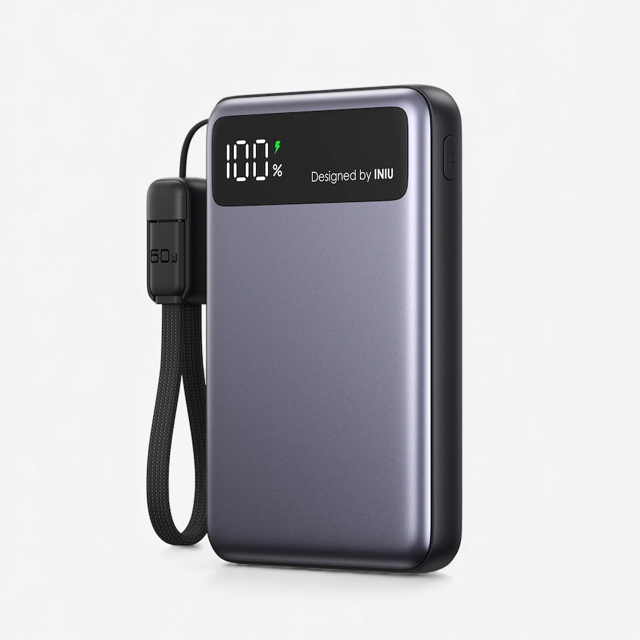 Image 725905.jpg, Product 725-905 / Price $69.99, Iniu Pocket Pro Slim 10,000-mAh Power Bank, 45W  from INIU on TSC.ca's Electronics department