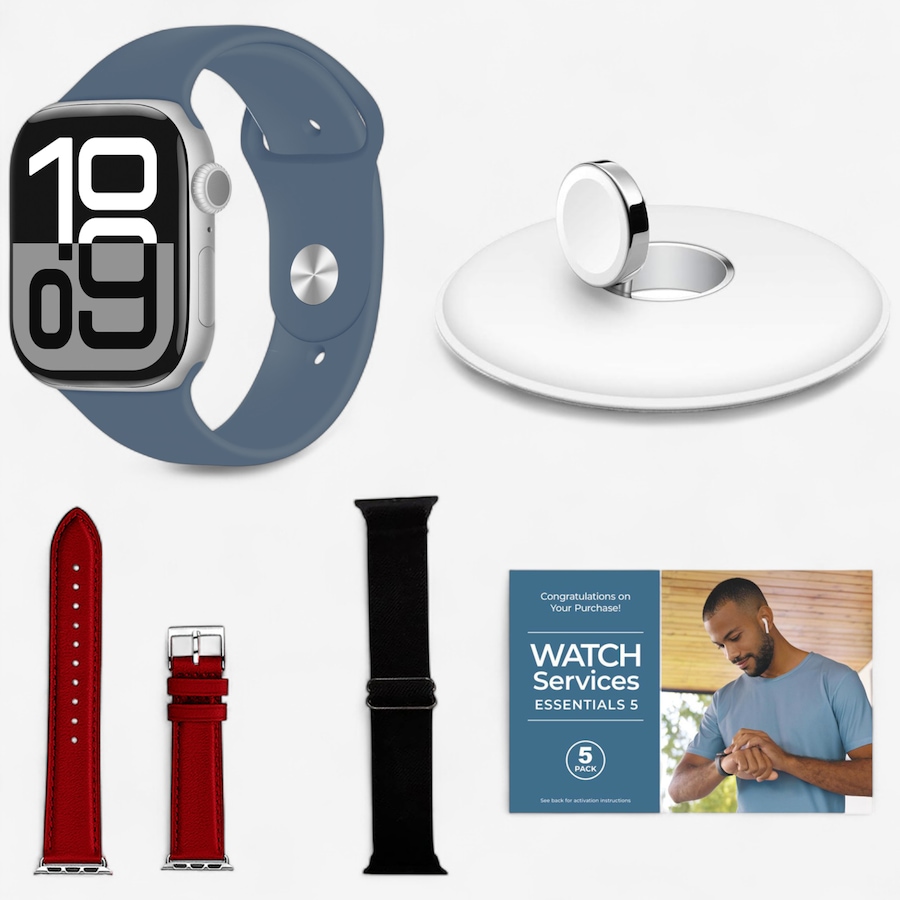 Image 725910_SIL.jpg, Product 725-910 / Price $799.99 - $859.99, Apple Watch Series 10 Sport Band Bundle from Apple on TSC.ca's Electronics department