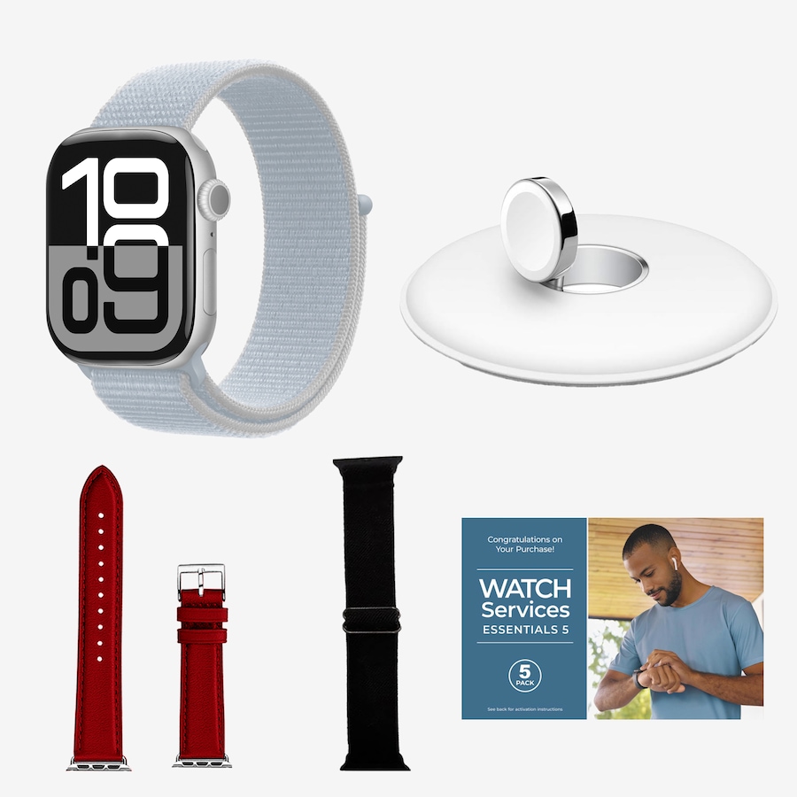 Image 725911_SIL.jpg, Product 725-911 / Price $674.99, Apple Watch Series 10 Sport Loop Bundle from Apple on TSC.ca's Electronics department