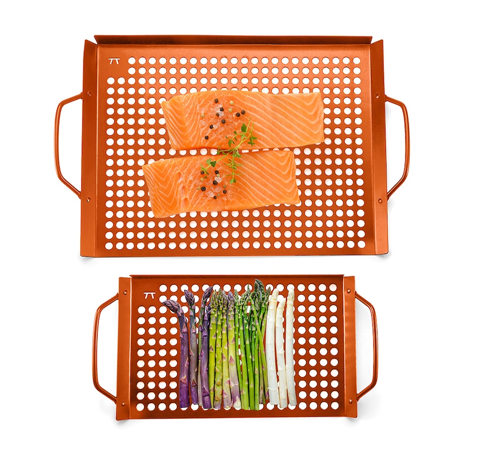 Image 725956_ALTMORE1.jpg, Product 725-956 / Price $72.49, Outset Grillware Non-Stick Copper Grill Grid (Set of 2) from Outset Grillware on TSC.ca's Kitchen department