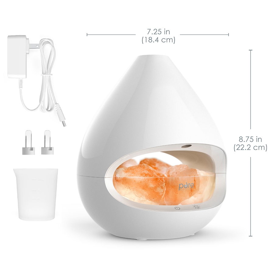 Image 726003_ALTMORE3.jpg, Product 726-003 / Price $99.99, Pure Enrichment Pureglow Himalayan Salt Rock Lamp and Ultrasonic Oil Diffuser from Pure Enrichment on TSC.ca's Home & Garden department