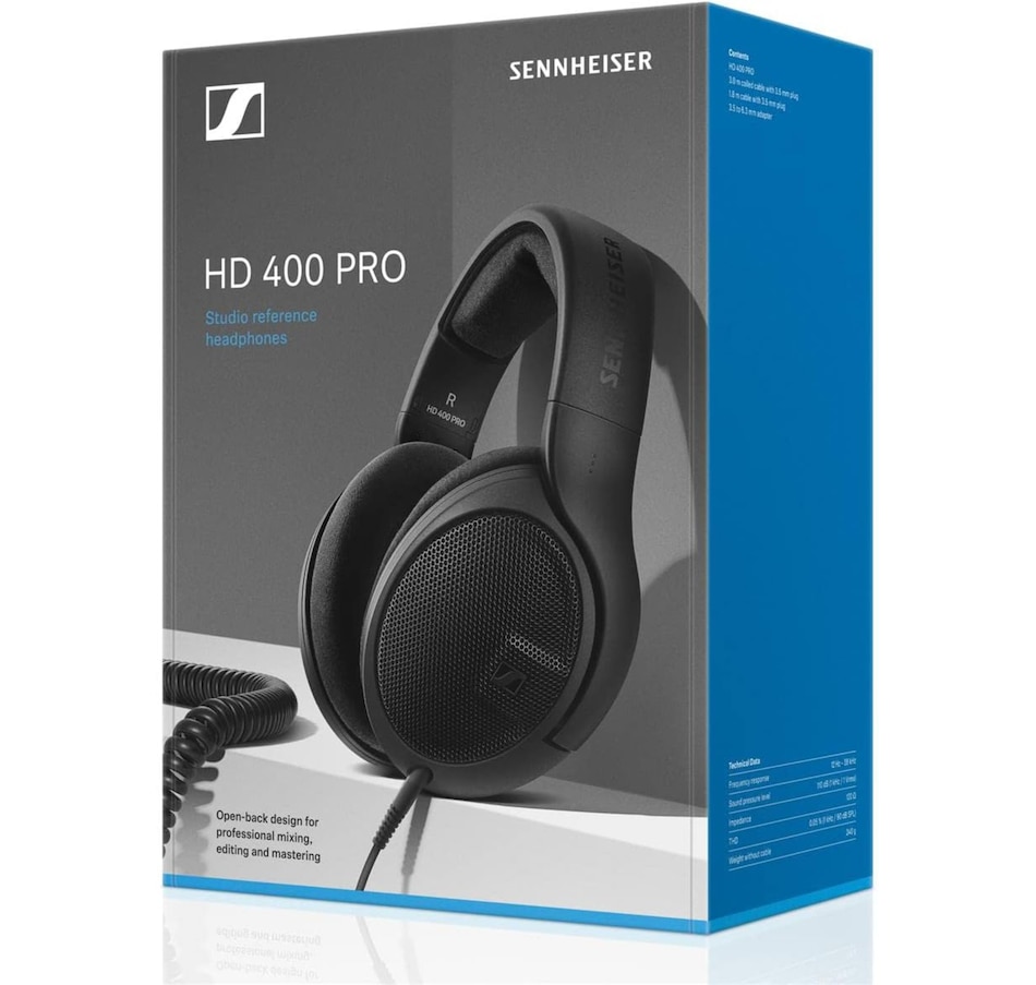 Image 726014_ALTMORE2.jpg, Product 726-014 / Price $339.00, Sennheiser Professional HD 400 Open Back Dynamic Headphones from Sennheiser on TSC.ca's Electronics department