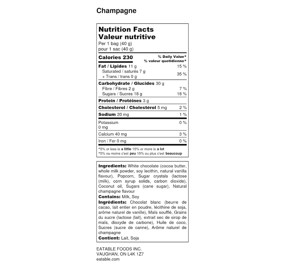 Image 726070_ALTMORE4.jpg, Product 726-070 / Price $58.99, Eatable Gourmet Wine and Spirits Infused Popcorn (Large Pop the Champagne 3-Pack Bundle) from Eatable Gourmet Popcorn on TSC.ca's Kitchen department