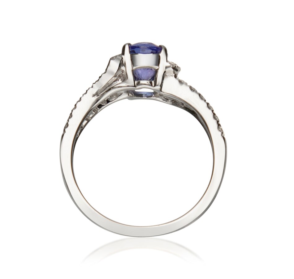 Jewellery - Rings - Cirari 14K White Gold Heart Shape Tanzanite ...
