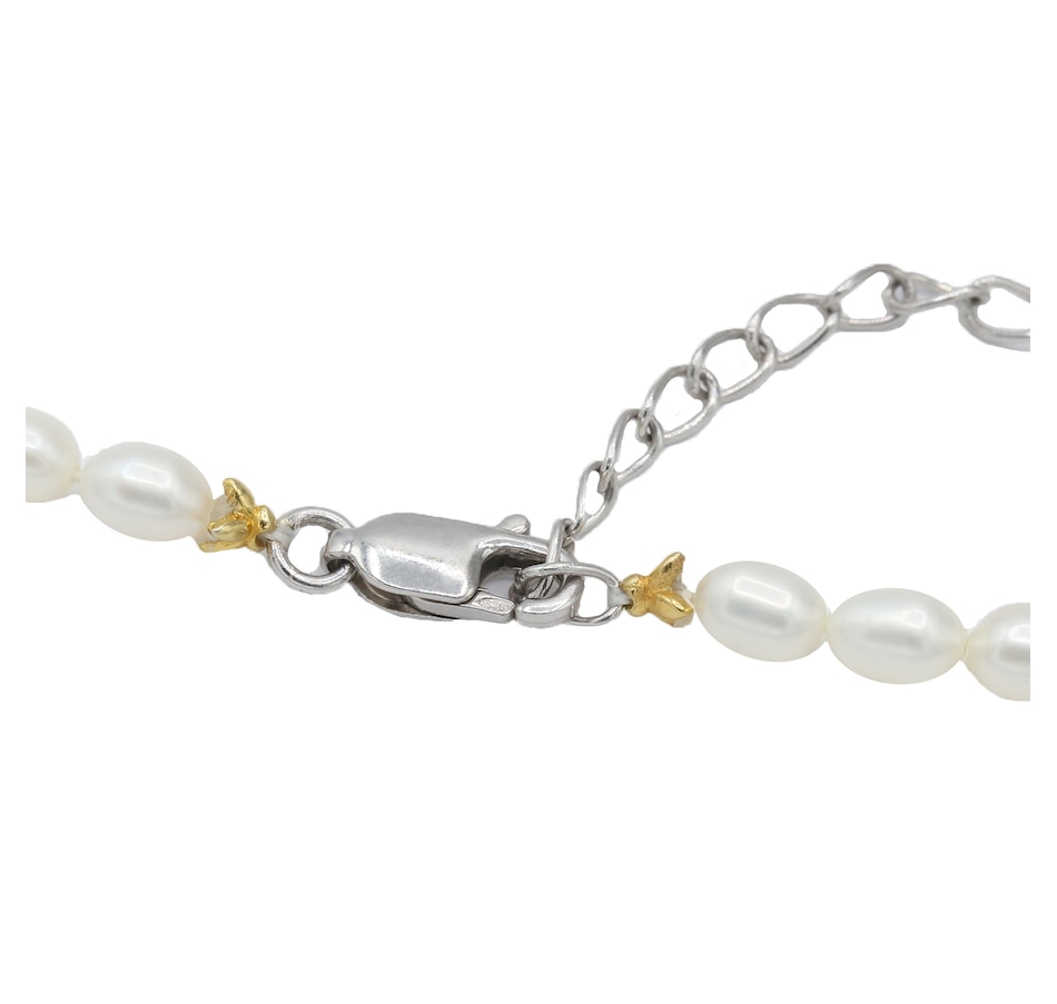 Image 726236_ALTMORE1.jpg, Product 726-236 / Price $229.99, Gems En Vogue Palladium Silver Peach Moonstone And Mother Of Pearl Necklace from Gems En Vogue on TSC.ca's Jewellery department