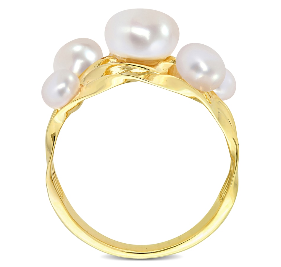 Image 726261_ALTMORE2.jpg, Product 726-261 / Price $139.99, AMOUR Pearls Sterling Silver Yellow Gold Plate 4-7.5mm Freshwater Cultured Pearl Fashion from Amour Pearls on TSC.ca's Jewellery department