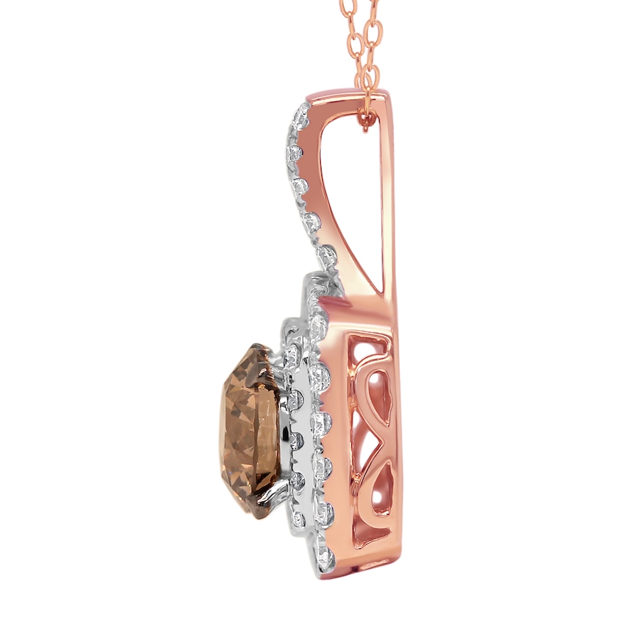 Image 726315_ALTMORE2.jpg, Product 726-315 / Price $2,199.99, EVERA Diamonds 14K Gold 1.75 av. ctw Champagne and White Diamond Pendant with Chain from Evera Diamonds on TSC.ca's Jewellery department