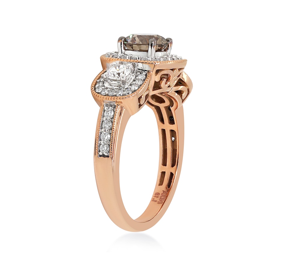 Image 726330_ALTMORE4.jpg, Product 726-330 / Price $1,999.99, EVERA Diamonds 14K Gold 1.72 av. ctw Champagne and White Diamond Ring from Evera Diamonds on TSC.ca's Jewellery department