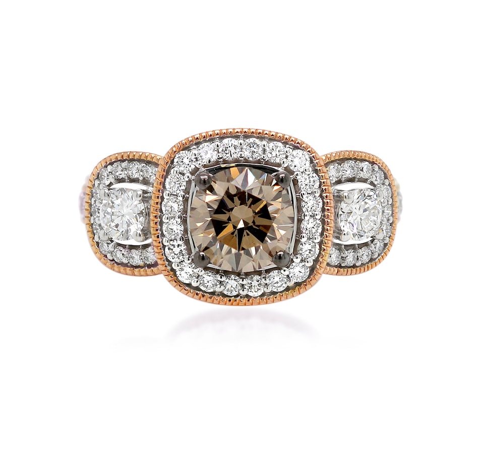 Image 726330_RGL.jpg, Product 726-330 / Price $1,999.99, EVERA Diamonds 14K Gold 1.72 av. ctw Champagne and White Diamond Ring from Evera Diamonds on TSC.ca's Jewellery department