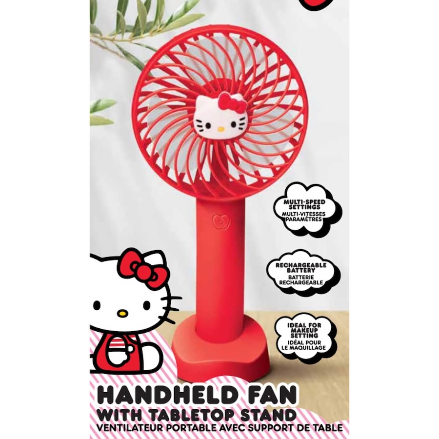 Image 726415_ALTMORE1.jpg, Product 726-415 / Price $19.99, Hello Kitty Handheld Fan with Tabletop Stand from Hello Kitty on TSC.ca's Home & Garden department