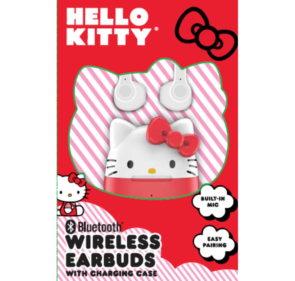 Image 726422_ALTMORE1.jpg, Product 726-422 / Price $34.99, Hello Kitty True Wireless Earbuds with Charging Case (red) from Hello Kitty on TSC.ca's Electronics department