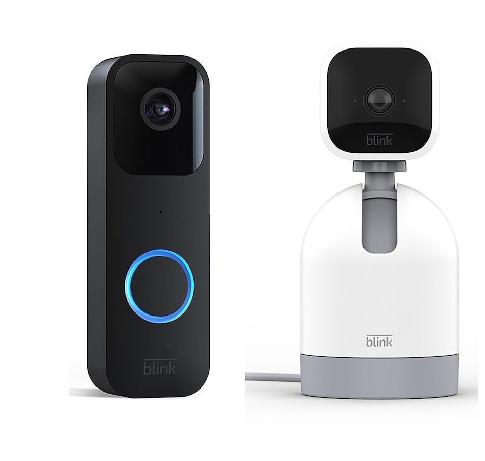 Image 726468.jpg, Product 726-468 / Price $144.98, Blink Video Doorbell Sync Module 2 System plus Blink Mini Camera with Pan-Tilt Mount from Amazon on TSC.ca's Electronics department