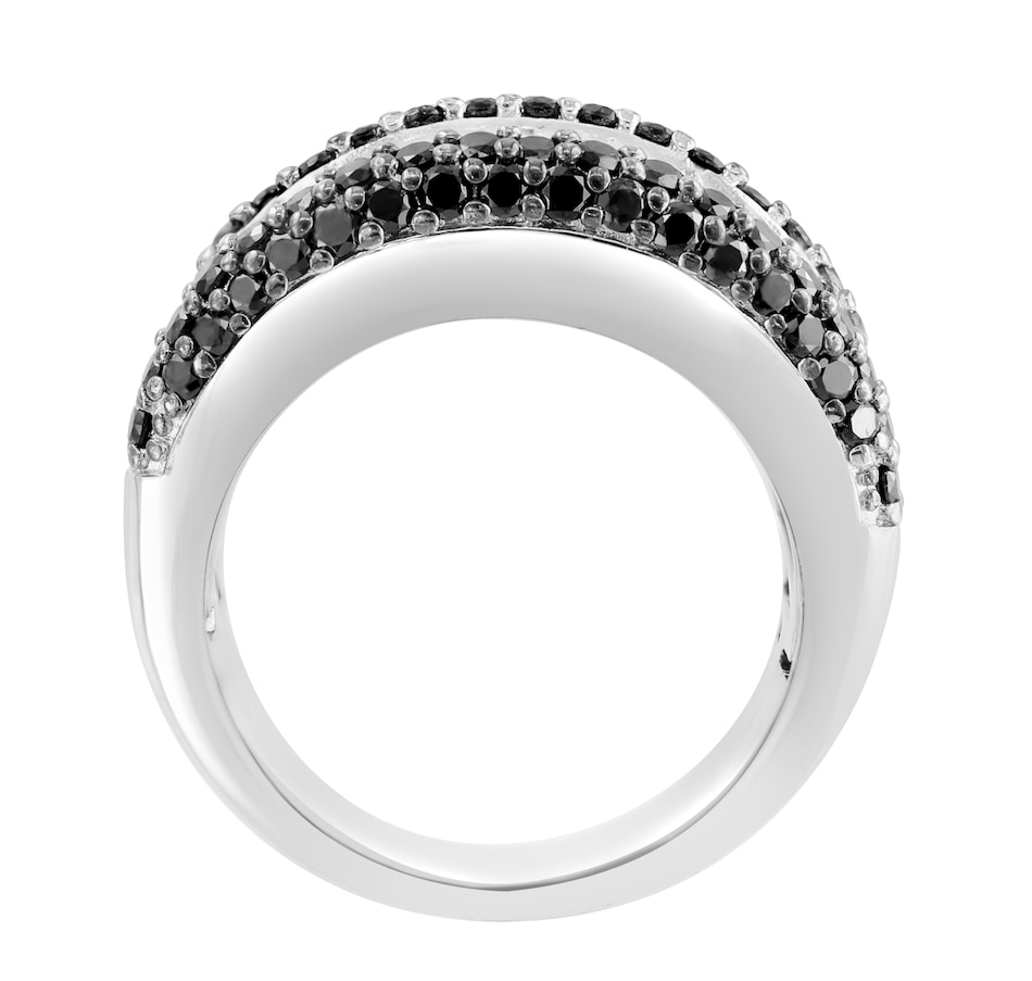Image 726530_ALTMORE2.jpg, Product 726-530 / Price $1,699.99, EFFY Sterling Silver Black Diamond Basketweave Ring from Effy Jewellery on TSC.ca's Jewellery department