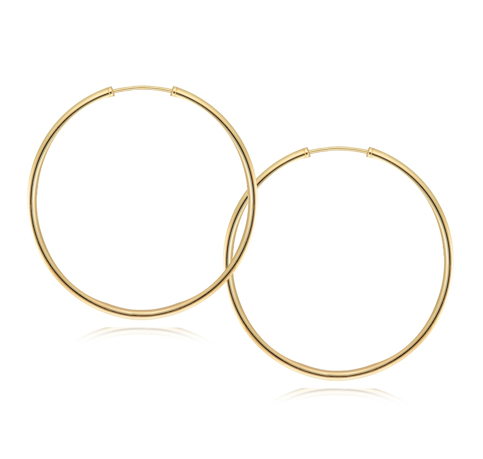 Image 726812.jpg, Product 726-812 / Price $149.99, TruGold 10K Yellow Gold Sleeper Hoop Earrings from TruGold on TSC.ca's Jewellery department