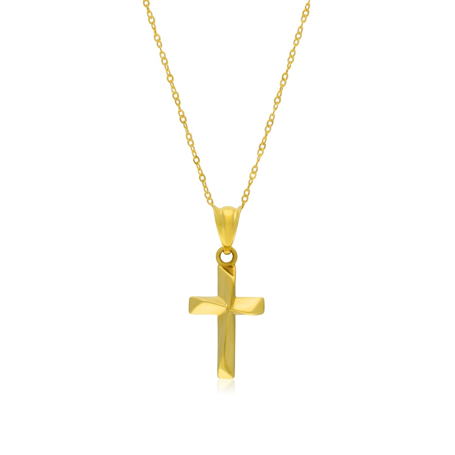 Image 726892.jpg, Product 726-892 / Price $199.99, TruGold 10K Yellow Gold Cross Pendant with Chain from TruGold on TSC.ca's Jewellery department