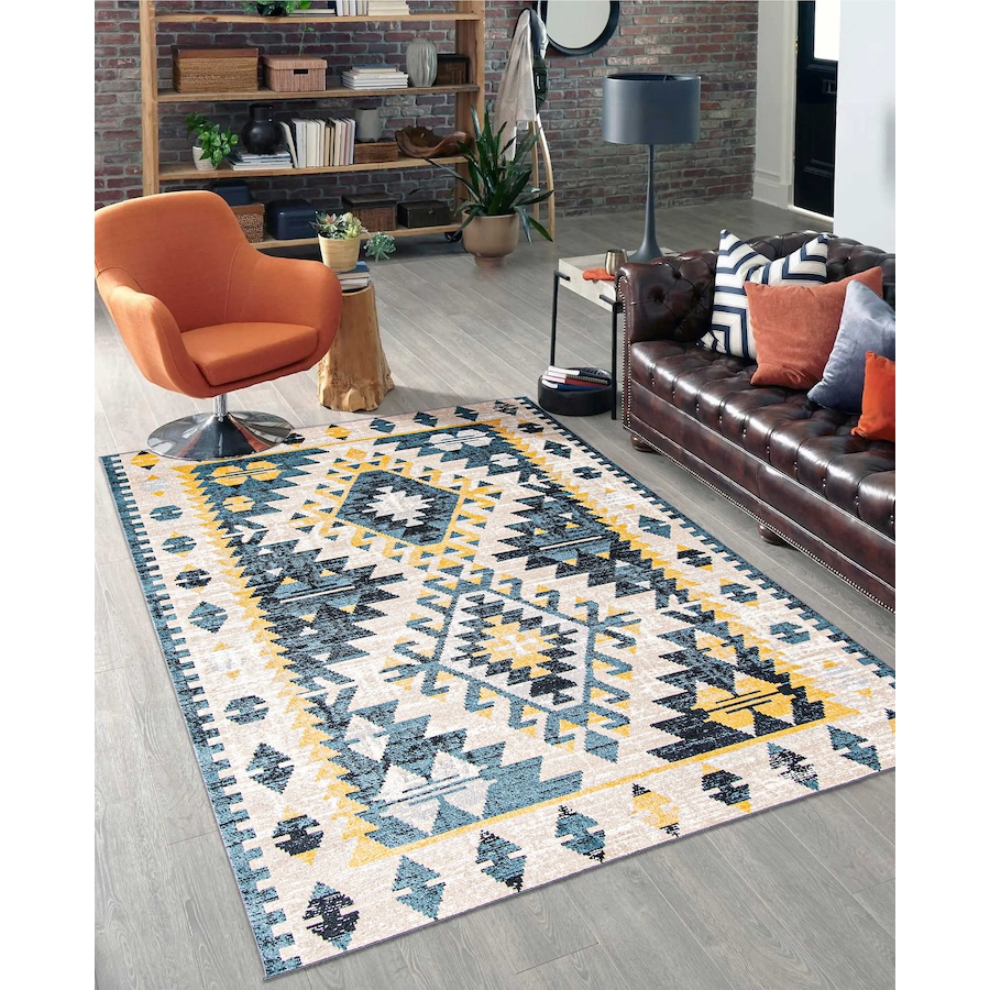 Image 727009_ALTMORE2.jpg, Product 727-009 / Price $81.00 - $420.00, ECARPET Aqua Mosaic Rug from ECarpet on TSC.ca's Home & Garden department