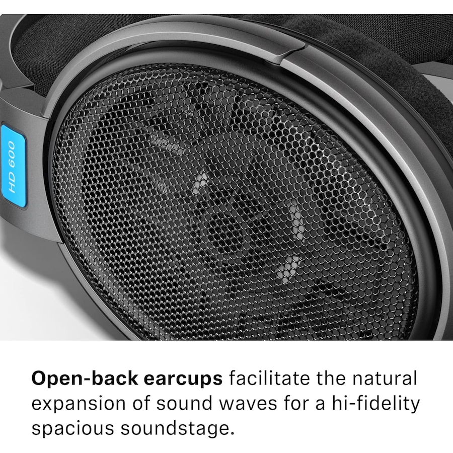 Image 727022_ALTMORE1.jpg, Product 727-022 / Price $579.95, Sennheiser HD 600 Open Dynamic Hi-Fi Professional Stereo Headphones from Sennheiser on TSC.ca's Electronics department