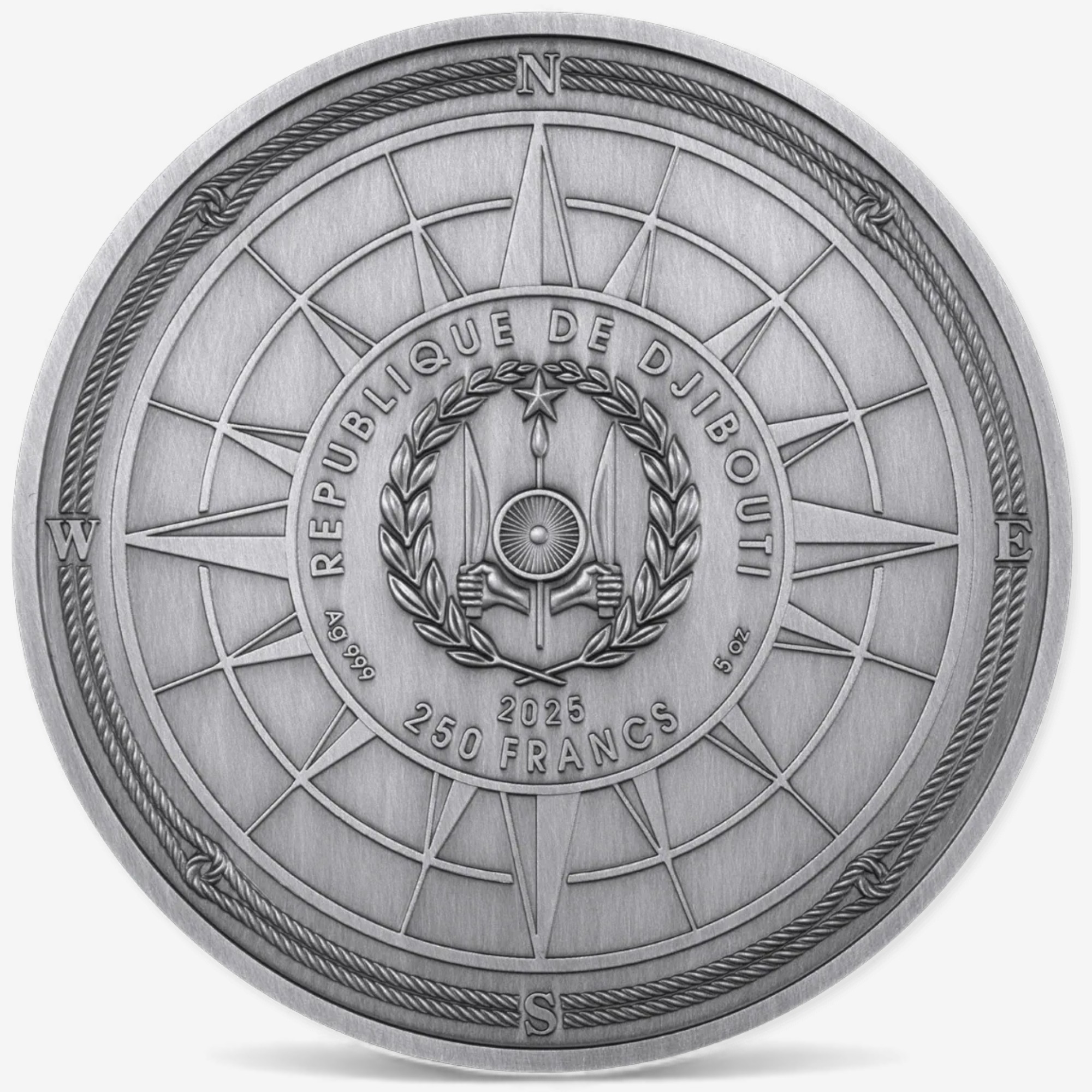 2025 Journey of Marco Polo Five-Ounce Fine Silver Layered Puzzle