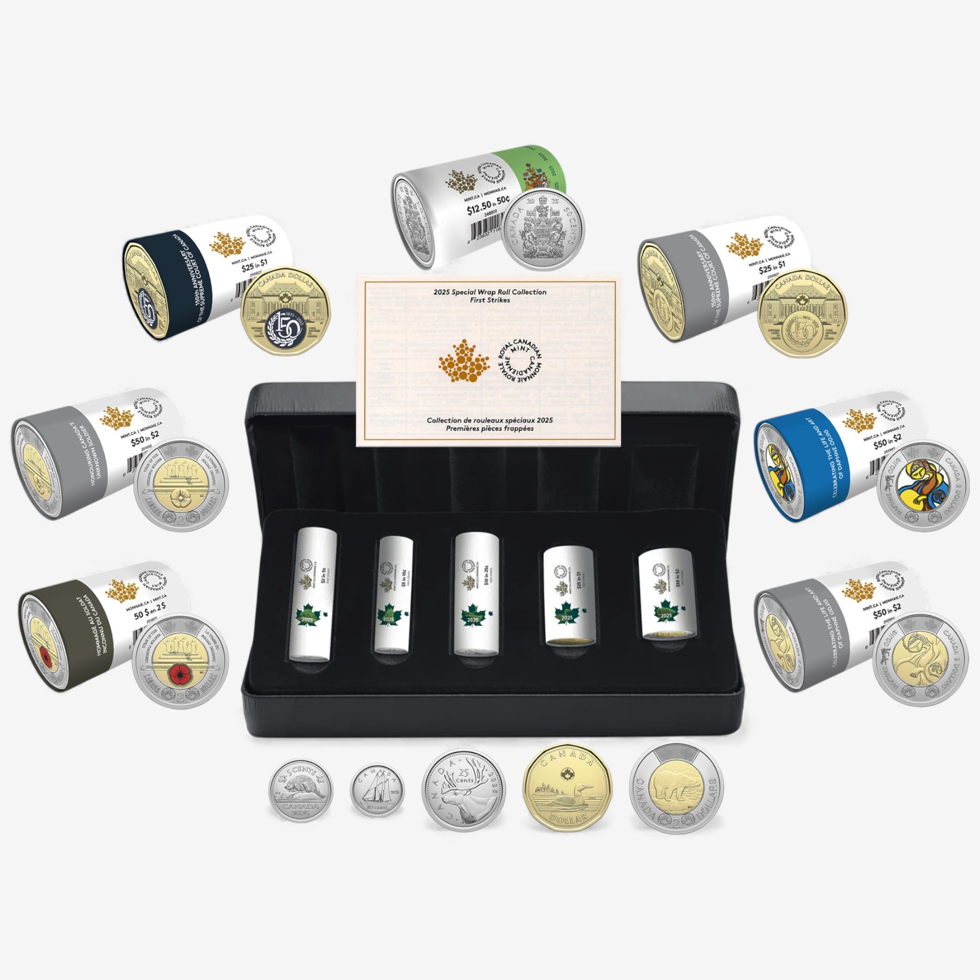 Complete 2025 Special Wrap Coin Collection Including all First