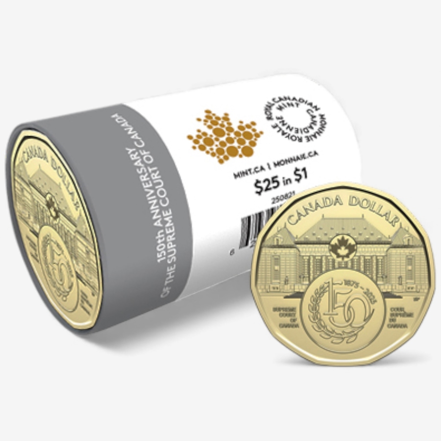Image 727045_ALTMORE8.jpg, Product 727-045 / Price $699.95, Complete 2025 Special Wrap Coin Collection Including all First-Strikes, Half-Dollars and Commemoratives (total 12 mint rolls, 355 coins) from Royal Canadian Mint (RCM) on TSC.ca's Coins department