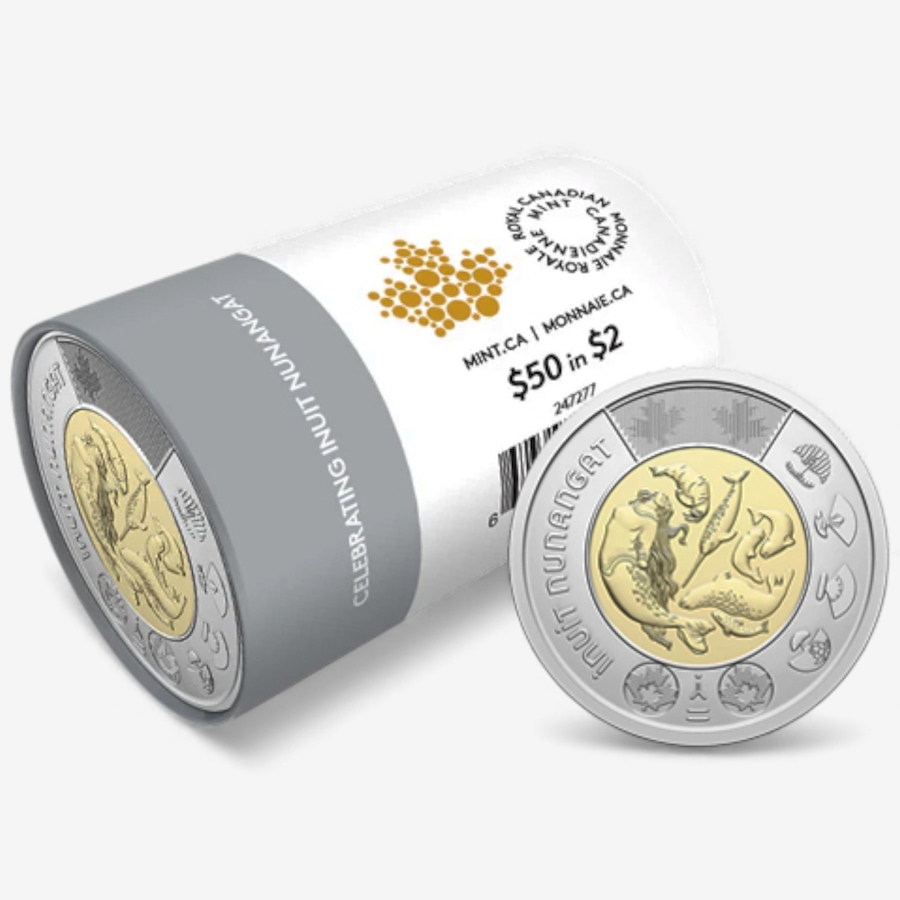 Image 727046_ALTMORE12.jpg, Product 727-046 / Price $699.95, Complete 2024 Special Wrap Coin Collection Including all First-Strikes, Half-Dollars and Commemoratives (total 12 mint rolls, 355 coins) from Royal Canadian Mint (RCM) on TSC.ca's Coins department