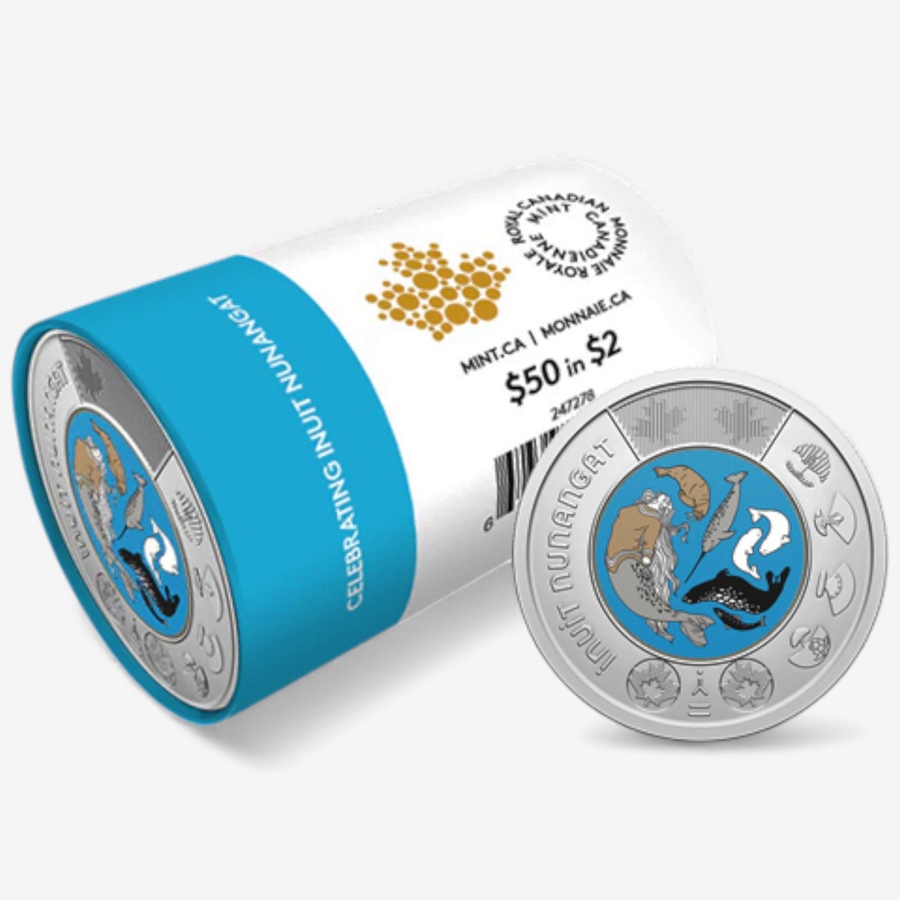 Image 727046_ALTMORE9.jpg, Product 727-046 / Price $699.95, Complete 2024 Special Wrap Coin Collection Including all First-Strikes, Half-Dollars and Commemoratives (total 12 mint rolls, 355 coins) from Royal Canadian Mint (RCM) on TSC.ca's Coins department